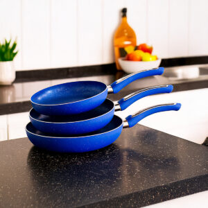 Juego de Sartenes 3 Piezas HSM Cook’s Master – Edición Azul