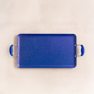 Comal Doble Rectangular HSM Cook’s Master – Edición Azul 48×29 cm